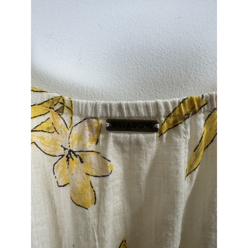Billabong Tropical Floral Maxi Dress Vacation Beachy Cottagecore Bohemian S - Picture 6 of 9